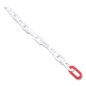 Tatco Crowd Control Stanchion Chain, Plastic, 40ft, White freeshipping - TVN Wholesale